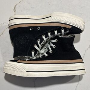 Converse Chuck Taylor AS Raw Edge Platform Hi Shoe, 573191C Size 9